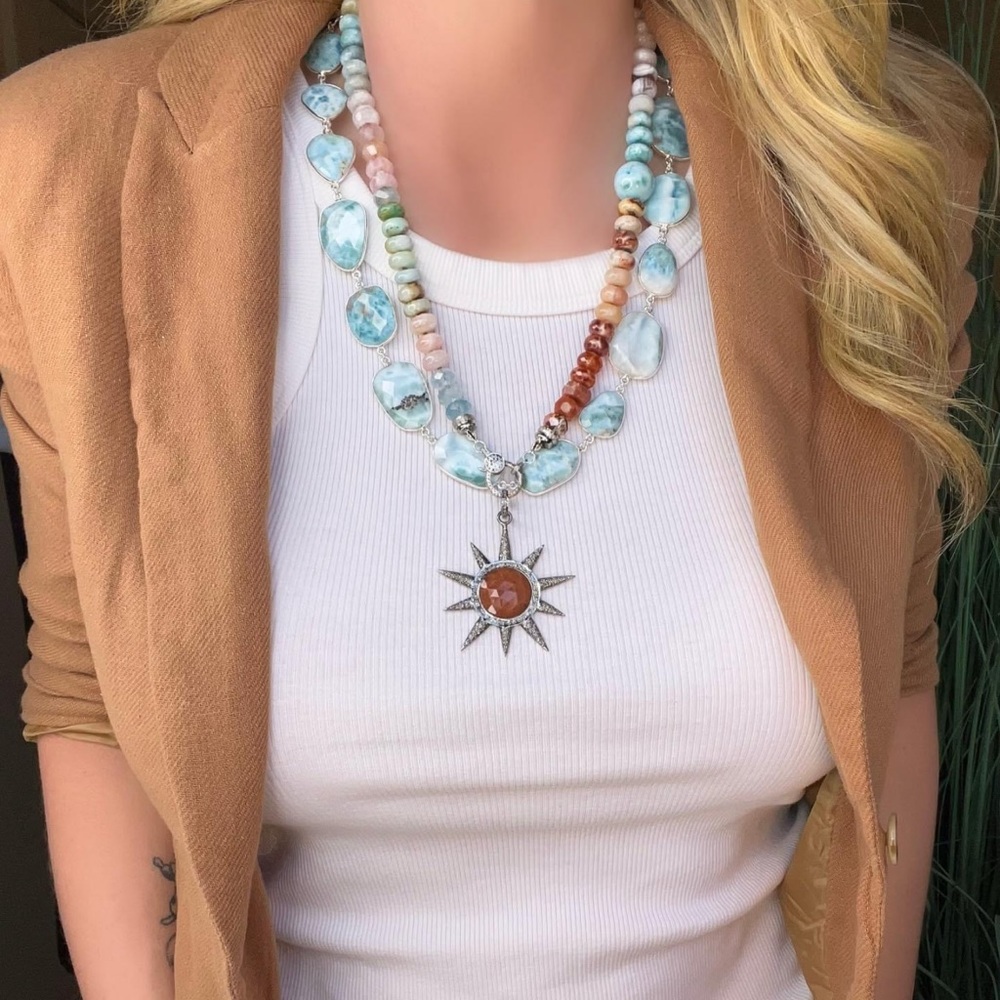 Chunky layering necklace
